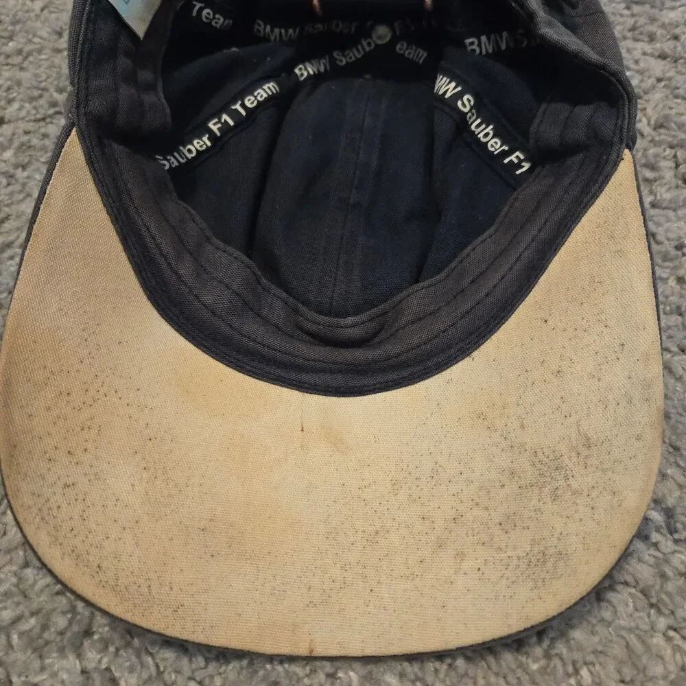 BMW SAUBER F1 TEAM CAP VINTAGE Gray CAP FORMULA 1 HAT  CAP - Picture 3 of 11